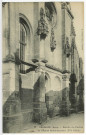 Verneuil-sur-Avre. Détail du Portail de l'Eglise Saint-Laurent (XVIe siècle).