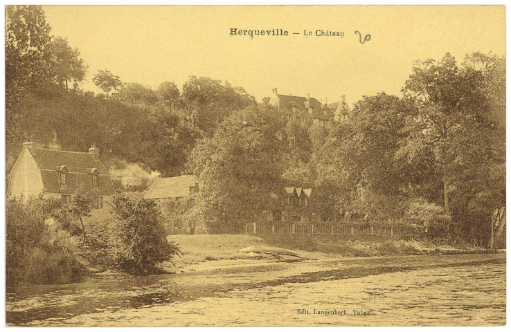 Herqueville. Le Château.