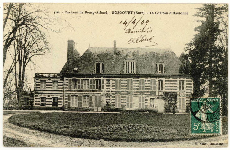 Bosgouet. Le Château d'Hautonne.