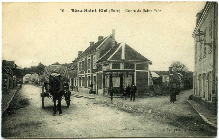 Bézu-Saint-Eloi. Route de Saint-Paër.