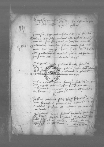 BMS (1547-1691)