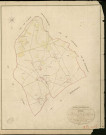 Fresne (Le). Tableau d'assemblage _ du Plan Parcellaire de la Commune de Fresne _ Canton de Conches - Evreux - Eure. _ Terminé sur le Terrain le 10 Avril 1854 , sous l'administration de M. le Marquis de St Croix, Préfet _ M. Oury, Maire _ sous la Direction de M. Chauveau, Directeur des Contributions directes _ M. Lefébure, Géomètre en Chef. _ Par M. Lefebure Félix, Géomètre de 1re classe.
