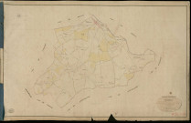 Tillières-sur-Avre. Tableau d'assemblage _ du Plan Parcellaire de la Commune de Tillières _ Canton de Verneuil - Evreux - Eure. _ Terminé sur le Terrain le 4 Octobre 1835, sous l'administration de M. A. Passy, Préfet _ M. Nobramy, Maire _ et sous la Direction de M. Marel, Directeur des Contributions directes _ M. Le Fébure, Géomètre en Chef. _ Par M. Gondouin, Géomètre de 1re classe.