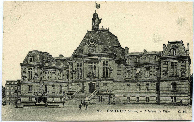 Evreux-Ville. L'Hôtel de Ville.