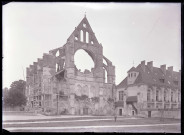 Ruines et vestiges de l'ancienne abbaye de Longpont (Aisne).