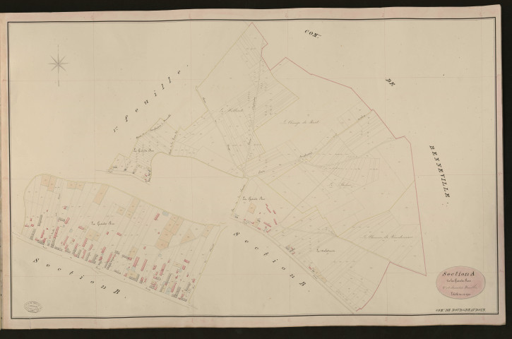 Bourg-Beaudoin. Section A _ de la Grande Rue _ 2e et dernière Feuille