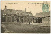 Incarville. La Mairie, l'Ecole.