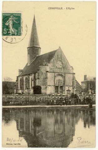 Cesseville. L'Eglise.