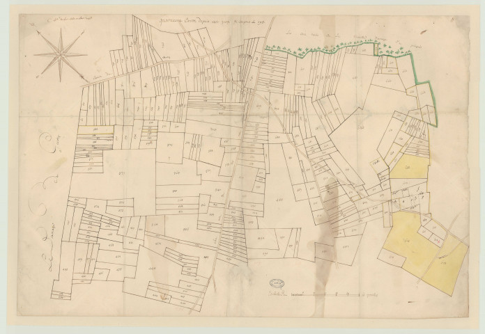 Forêt-la-Folie - Plans de la paroisse. *