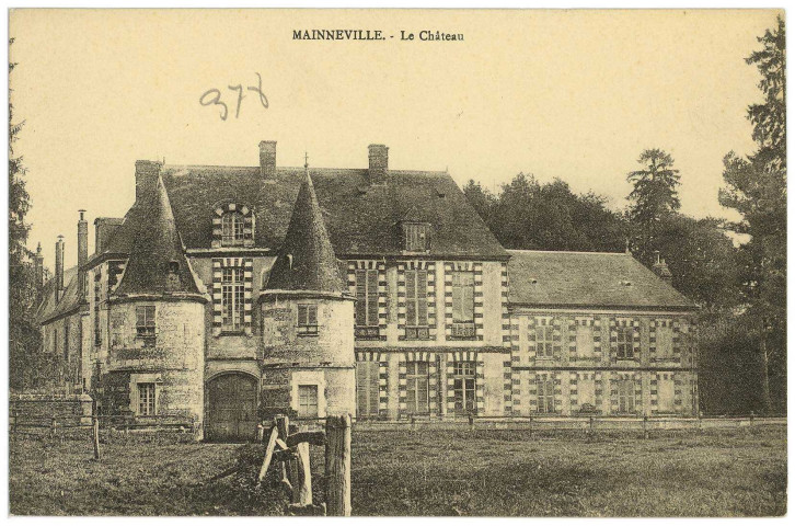 Mainneville. Le Château.