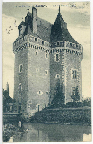 Thevray. Environs de Bernay. - La Tour (1489).