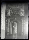 Autel avec Vierge à l'enfant de l'église de Gournay-le-Guérin (Eure).