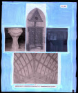 "Églises rurales du département de l'Eure" du chanoine Bonnenfant tome I, planche LXXV Heudicourt (Eure), Heudreville-sur-Eure (Eure), Heudreville-en-Lieuvin (Eure).
