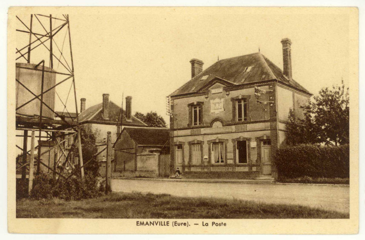 Emanville. La Poste.