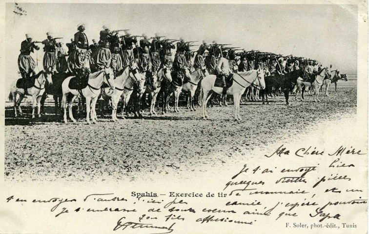 Spahis - Exercices de tir