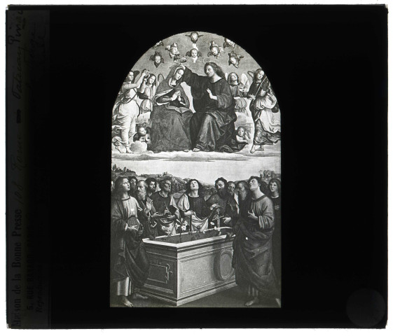 Tableau "Le Couronnement de la Vierge" de Raphaël au Vatican.