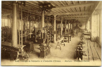 Evreux-Ville. École pratique de Commerce et d'industrie - Ateliers - Machines Outils.