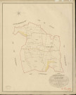 Haye-Aubrée (La). Tableau d'assemblage _ du Plan Parcellaire de la Commune de La Haye-Aubrée _ Canton de Routot - Pontaudemer - Eure. _ Terminé sur le Terrain le 25 septembre 1826 , sous l'administration de M.Le Vicomte Raymond Delaitre, Préfet _ M. Trufley, Maire _ sous la Direction de M.Hurtrelle, Directeur des Contributions directes _ M. Hautier, Géomètre en Chef. _ Par M. Canu, Géomètre de 1re classe.