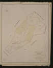 Autheuil. Tableau d'assemblage du Plan Parcellaire de la Commune d'Autheuil. _ Canton de Gaillon - Louviers - Eure. _ Terminé sur le terrain en 1829, sous l'administration de M. Le Vicomte Raymond Delaitre, Préfet - M. Thorel, Maire et sous la direction de M. Hurtrelle, Directeur des Contributions directes. _ M. Hautier, Géomètre en Chef. _ Par M. Lefebvre, Géomètre de 1re classe