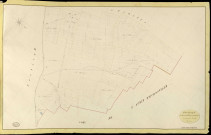 Ecquetot. Section C _ du Chemin de Villettes et des Caudières _ 2e et dernière Feuille