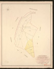 Courcelles-sur-Seine. Tableau d'assemblage du Plan Parcellaire de la Commune de Courcelles-sur-Seine. _ Canton des Andelys - Andelys - Eure. _ Terminé sur le terrain en 1830, sous l'administration de M. Le Vicomte Raymond Delaitre, Préfet - M. Yvelin, Maire et sous la direction de M. Marel, Directeur des Contributions directes. _ - M. Hautier, Géomètre en chef. _ Par M. Folin, Géomètre de 1re classe