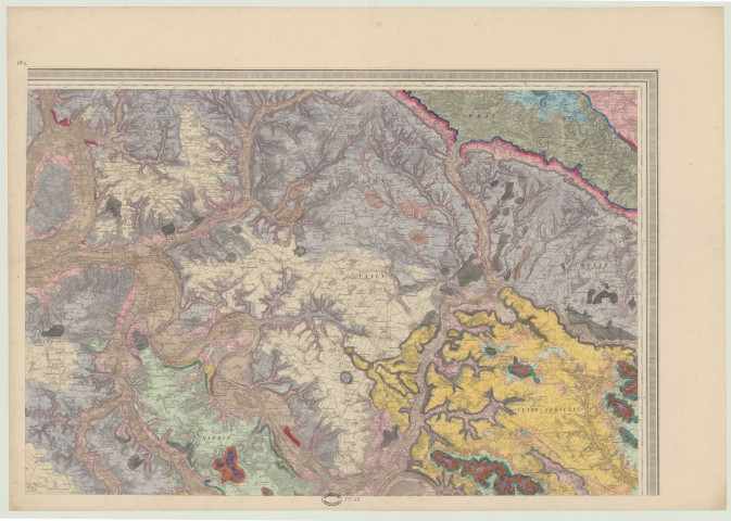 Carte géologique du département de l'Eure .. dressée par A. Passy ancien préfet Feuille 2