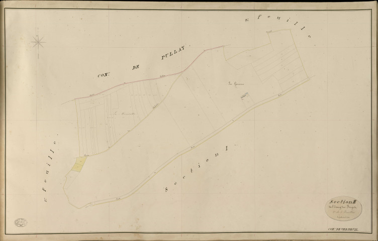 Verneuil-sur-Avre. Section H _ de l'Etang des Forges _ 2e de 3 Feuilles