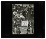 Tableau de Jean Fouquet « Christ mort sur les genoux de Marie ».