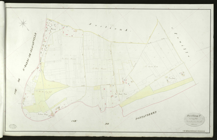 Manneville-sur-Risle. Section C _ de Manneville _ 2e et dernière Feuille