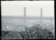 Vue générale des quartiers turcs prise de la citadelle à Ourfa (Turquie).