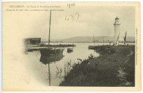 Quillebeuf-sur-Seine. Le Canal de St-Aubin et le Phare allumé le 18 août 1851, 20 mètres de haut, portée 8 milles.