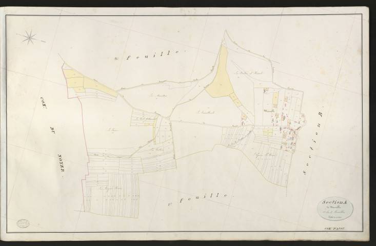 Ajou. Section A _ du mesnil-Lucas _ 2e de 3 Feuilles