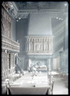 Bibliothèque des magistrats du palais de justice de Rouen (Seine-Maritime), avec les fenêtres donnant sur la place Foch.