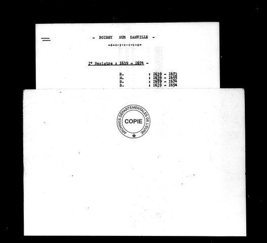 BMS (1639-1760)