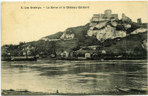 Andelys (Les). La Seine et le Château Gaillard.