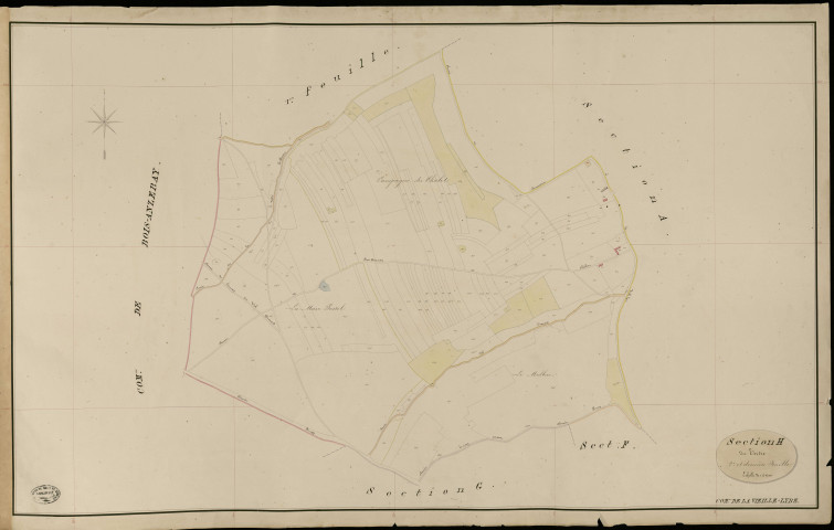 Vieille-Lyre (La). Section H _ du Tertre _ 2e et dernière Feuille