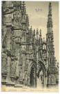 Louviers-Ville. L'Eglise - Détails de la Façade.