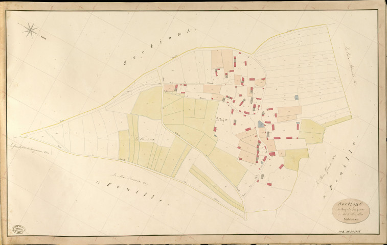 Boissy-sur-Damville. Section C _ du Fay et de Saugueuse _ 2e de 3 Feuilles