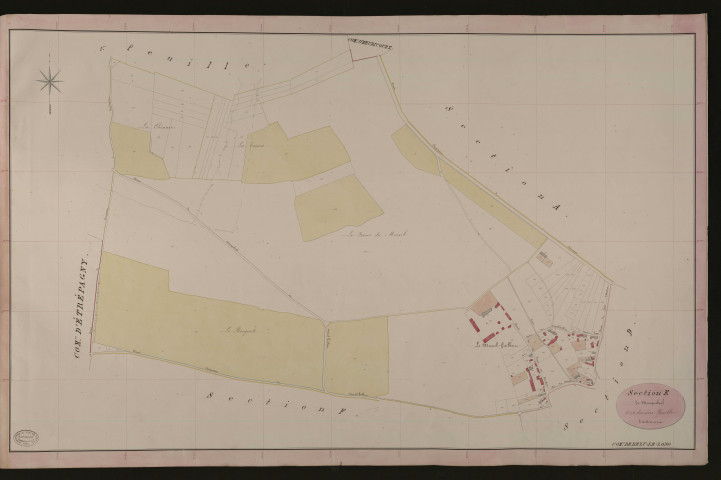 Bézu-le-Long. Section E _ de Marquebeuf _ 2e et dernière Feuille