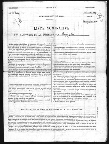 BACQUEVILLE 1946