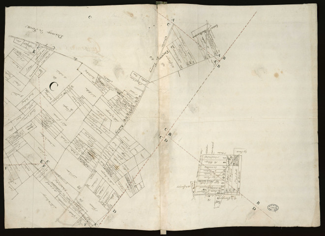 Guiseniers - Atlas des "plans terriers de la paroisse de Guiseniers". *