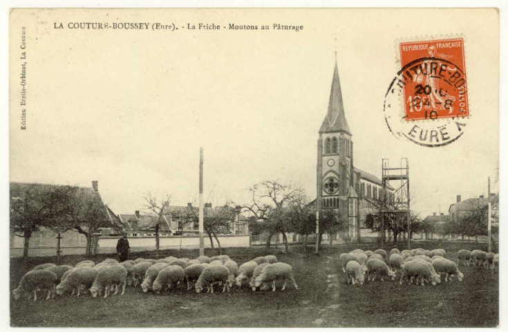 Couture-Boussey (La). La Friche-Moutons aux Pâturage.