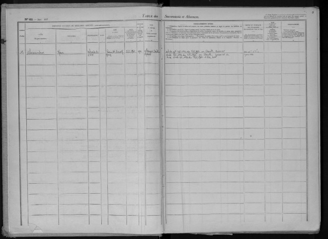Tables 1959-1961