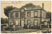 Préaux (Les). La Mairie et l'Ecole laïque.