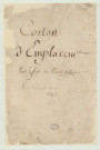 Mesnil-Fuguet (Le) - "Carton d'emplacement de tout le fief du Mesnil-Fuguet". *