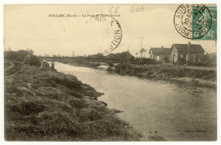 Foulbec. Le Pont de Saint-Sanson.