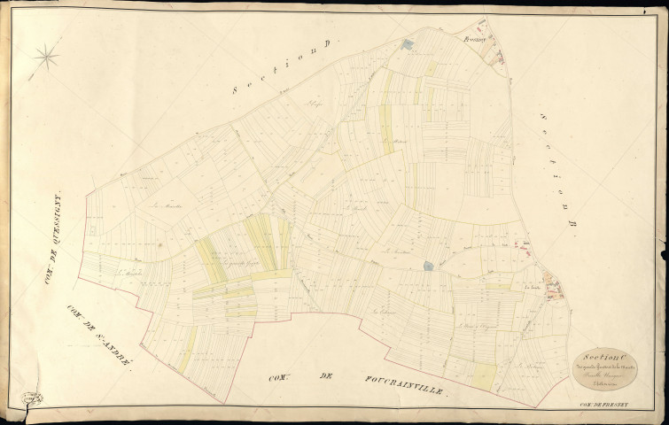 Fresney. Section C _ des grands Genêts et de la Marette _ Feuille Unique