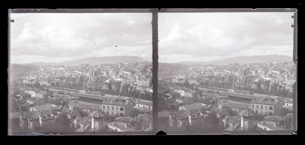 Vue générale d'une ville d'Algérie.