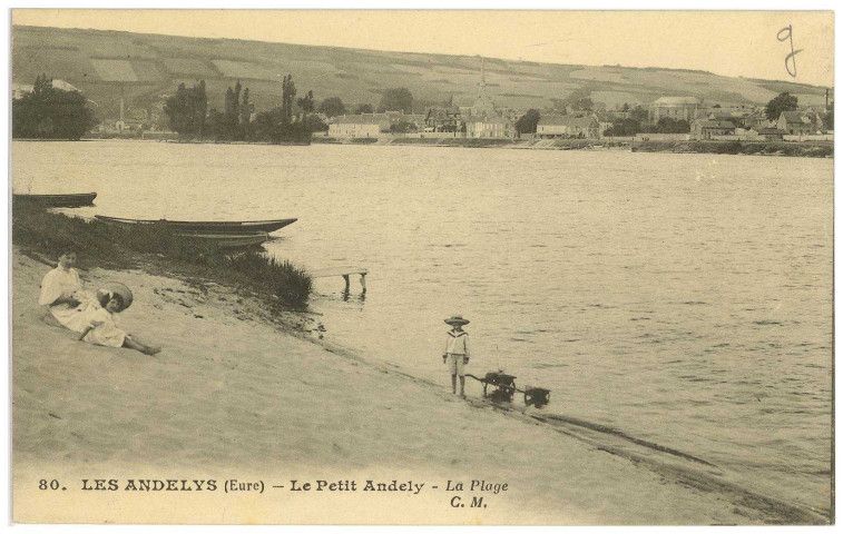 Andelys (Les). Le Petit Andely. - La Plage.
