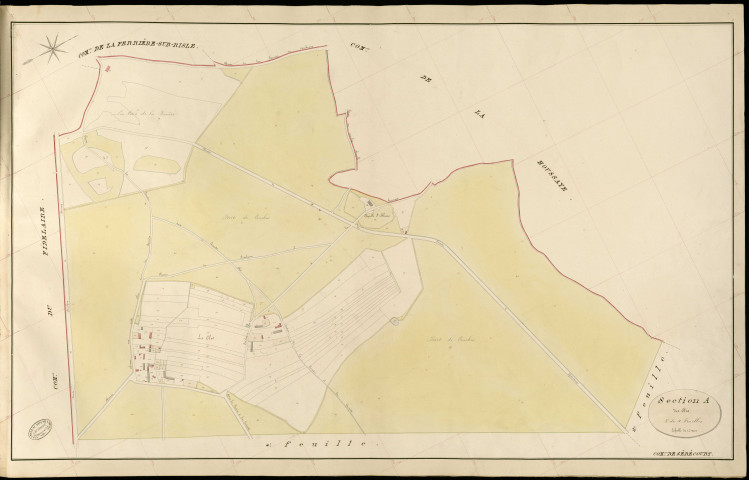 Sébécourt. Section A _ des Clos _ 3e de 4 Feuilles